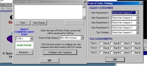 Point of Sale Interface for Check-inn - Innsoft